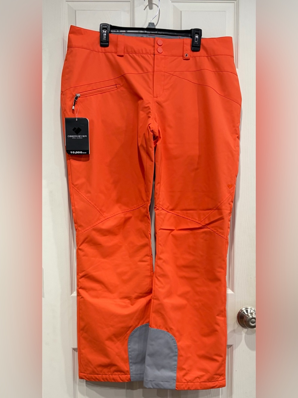Obermeyer Women's Size 14 Malta Pants Ski Snow Orage NWT Insulated Powder Cuffs